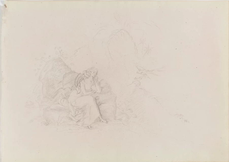 Manuel de Araújo Porto - Alegre, Studio di figura femminile